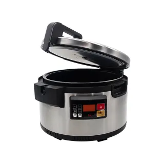 The inner pot of rice cookers is usually made of non-stick material to prevent rice from sticking and burning.