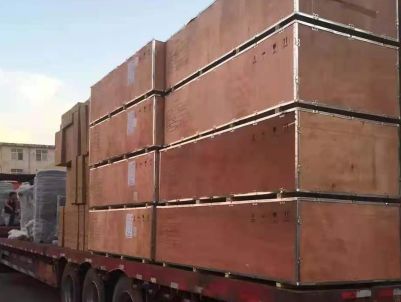 Three Trucks Fitness Equipment Shipped Before  Chinese Labor Holiday