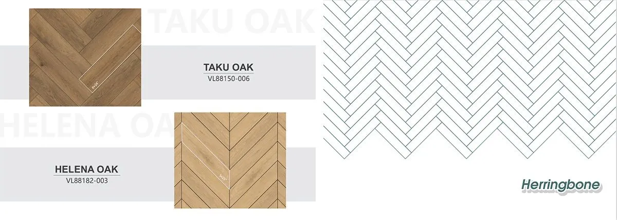 Herringbone Taku Oak SPC Flooring