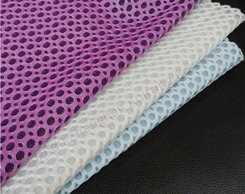 Knitted Mesh Fabrics Materials: Nylon and Polyester