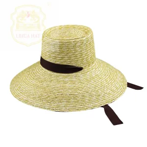 LiHua Hat Manufacturer Wholesale Women's Straw Beach Hat Bulk With Custom Logo Accessorize