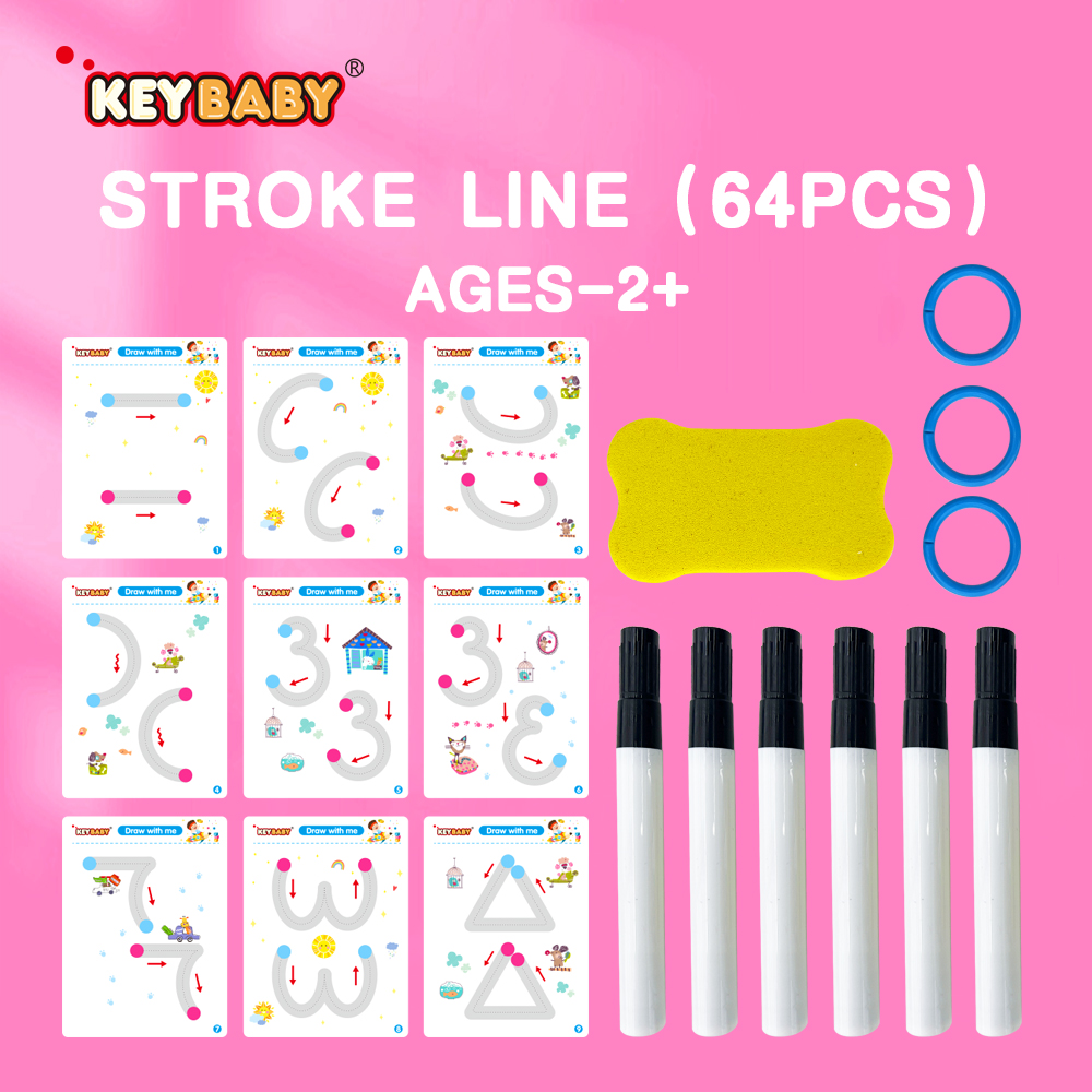 KEYBABY dot to dot drawing book