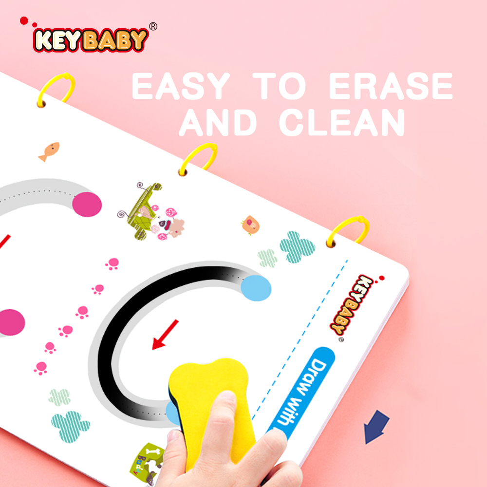 KEYBABY dot to dot drawing book