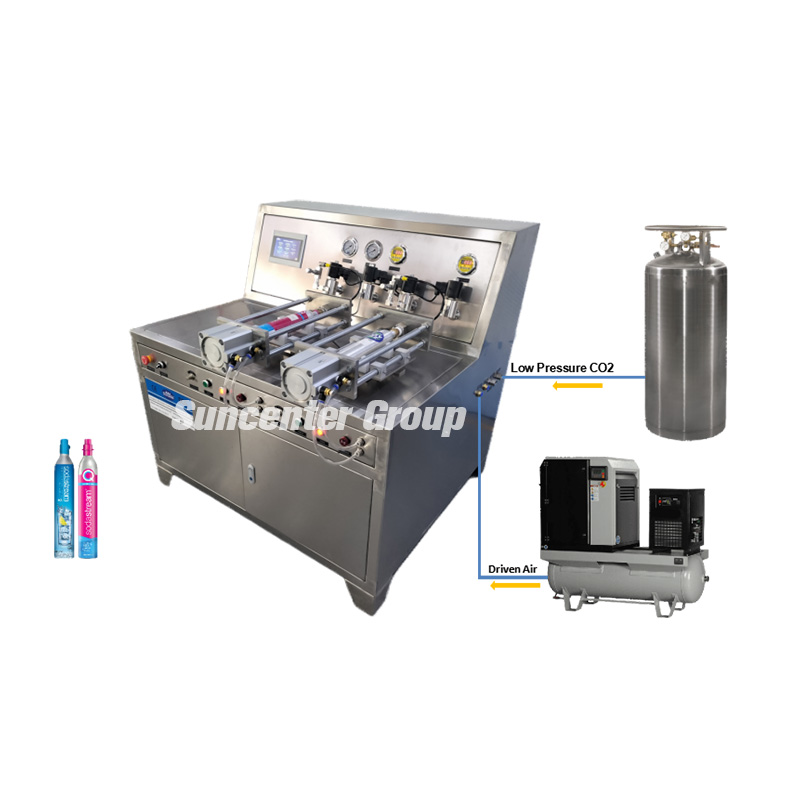Australian clients Visited Suncemter for Purchasing CO2 sparkling water Cylinder Filling Machine Australian clients Visited Suncemter for Purchasing CO2 sparkling water Cylinder Filling Machine