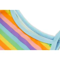 Miniatree Custom Cute una pieza halter para niños y estampado de arcoíris para niñas traje de baño de playa
