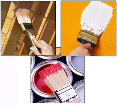 The proper use of a paint brush can make the paint and brush blend together perfectly