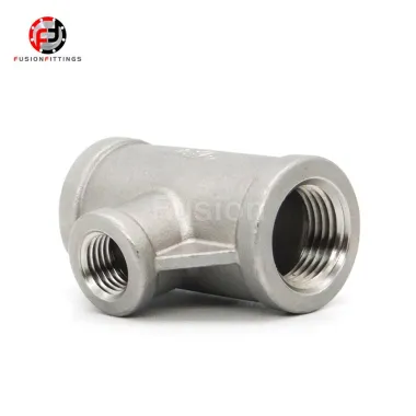 Stainless Steel Threaded Equal/Reducer Tee ASME SS304/316