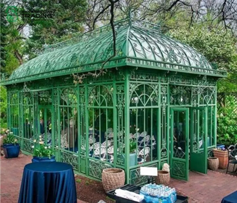 Outdoor Wrought Iron Conservatory