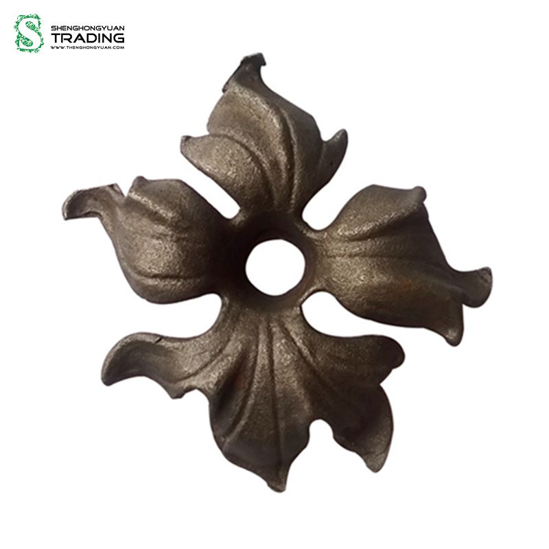 Decorative Wrought Iron Flowers And Leaves