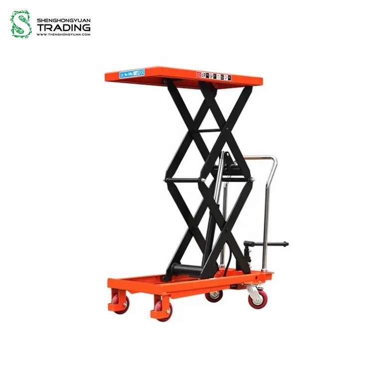 Hand Forklift Manual Hydraulic Scissor Lift Platform