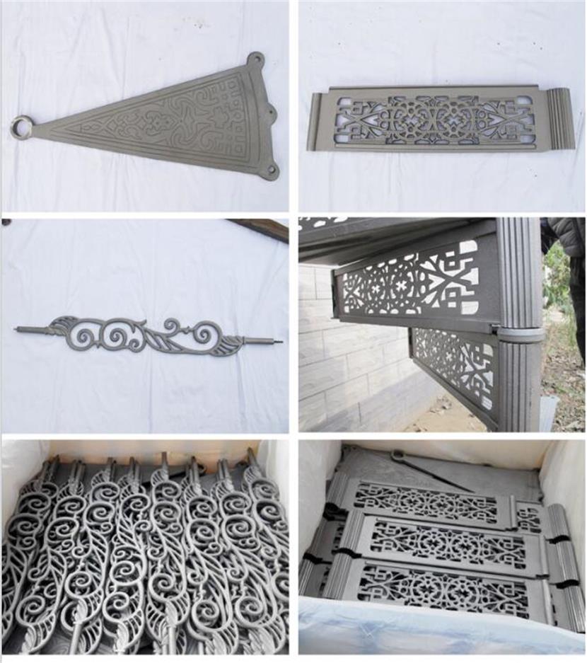 Cast Iron Exterior Used Spiral Staircase