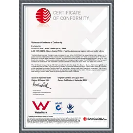 Toilet Watermark Certification