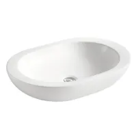 Sanitary Ware Porcelain Round Cabinet Basin HY-5056