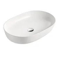 Shower Vanity Countertop Oval Ceramic Basin HY-8056
