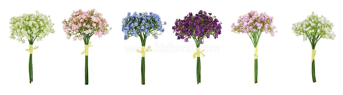 Artificial Flower, Home Deco, 29.5cm Gypso Pick x 10/140 Fl./Raffia Artificial Flower, Home Deco, 29.5cm Gypso Pick x 10/140 Fl./Raffia