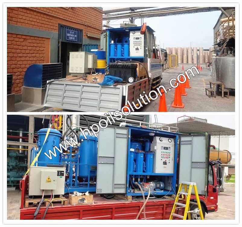 Onsite working vacuum transformer oil purification machine Onsite working vacuum transformer oil purification machine
