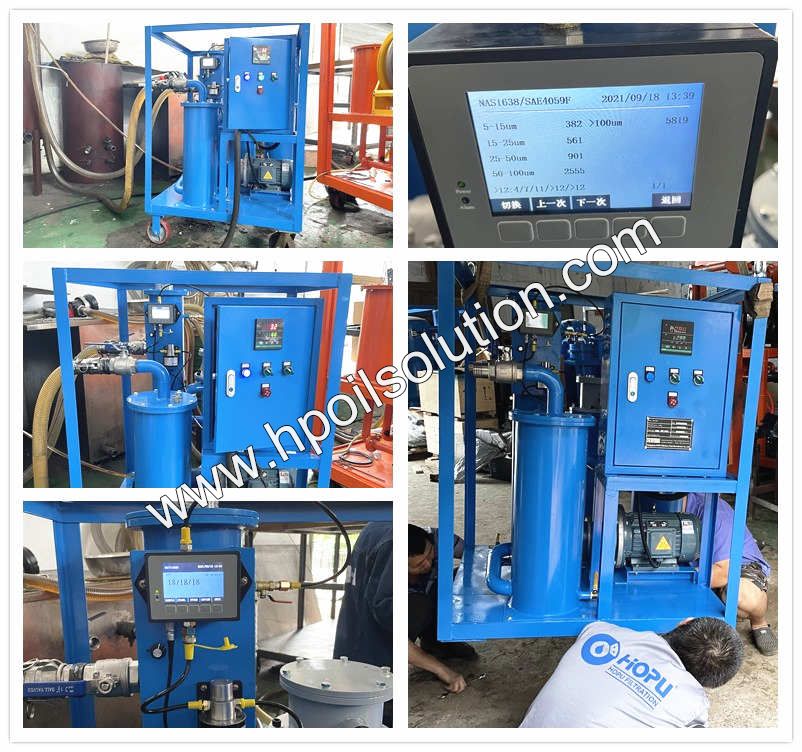 Gear Oil Purifier Machine with online Particle Counter Gear Oil Purifier Machine with online Particle Counter