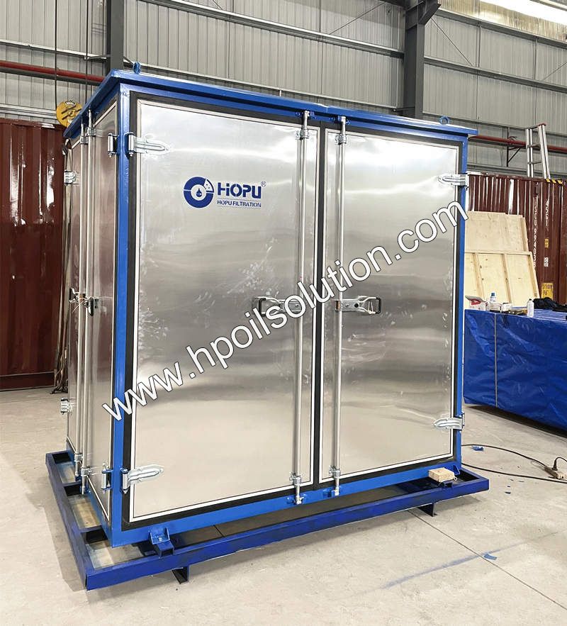 Weather-proof Mobile Trailer Type Transformer Oil Regeneration System