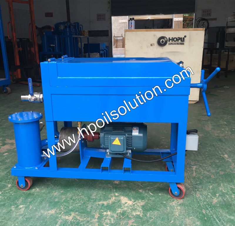 Portable Plate And Frame Press Oil Filtration Machine