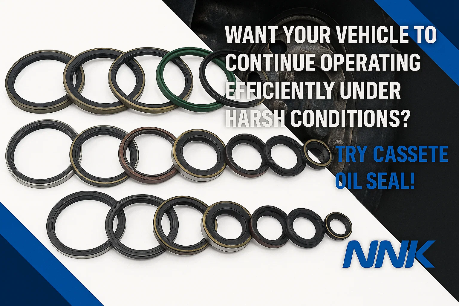 Want Your Vehicle To Continue Operating Efficiently Under Harsh Conditions? Try Cassette Oil Seal!