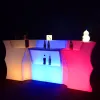 luminous Led Bar TABLE Portable plastic outdoor color changeable led lighted bar counter