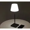 Small Modern Wireless Charging Bar Led Battery Powered Cordless Restaurant Rechargeable Table Lamp