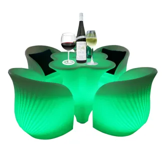 RGB 16 kleur veranderende afstandsbediening Verlicht bankstel Verlichte LED-stoel voor feestevenementen
