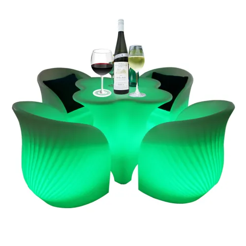 RGB 16 Farbwechselnde Fernbedienung Leuchten Sofa-Set Beleuchteter LED-Stuhl für Party-Events