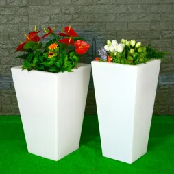 New Product Led Light Decorative Flower Pot Craft Flower Pots