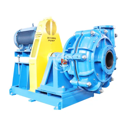 10X8F rubber lined slurry pump for lime applications