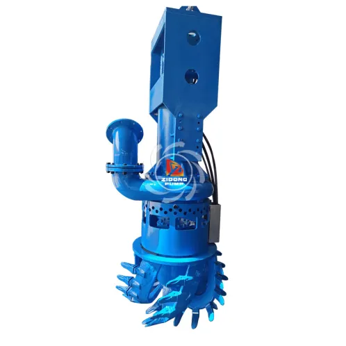 Bottom agitator hydraulic submersible sand dredging pump