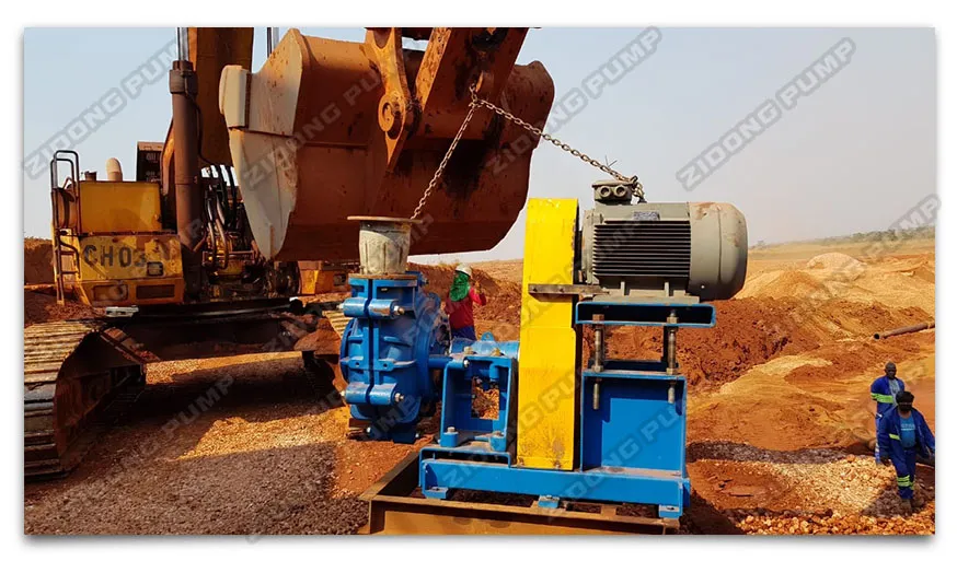 Angola Gold Mining Slurry Pumps