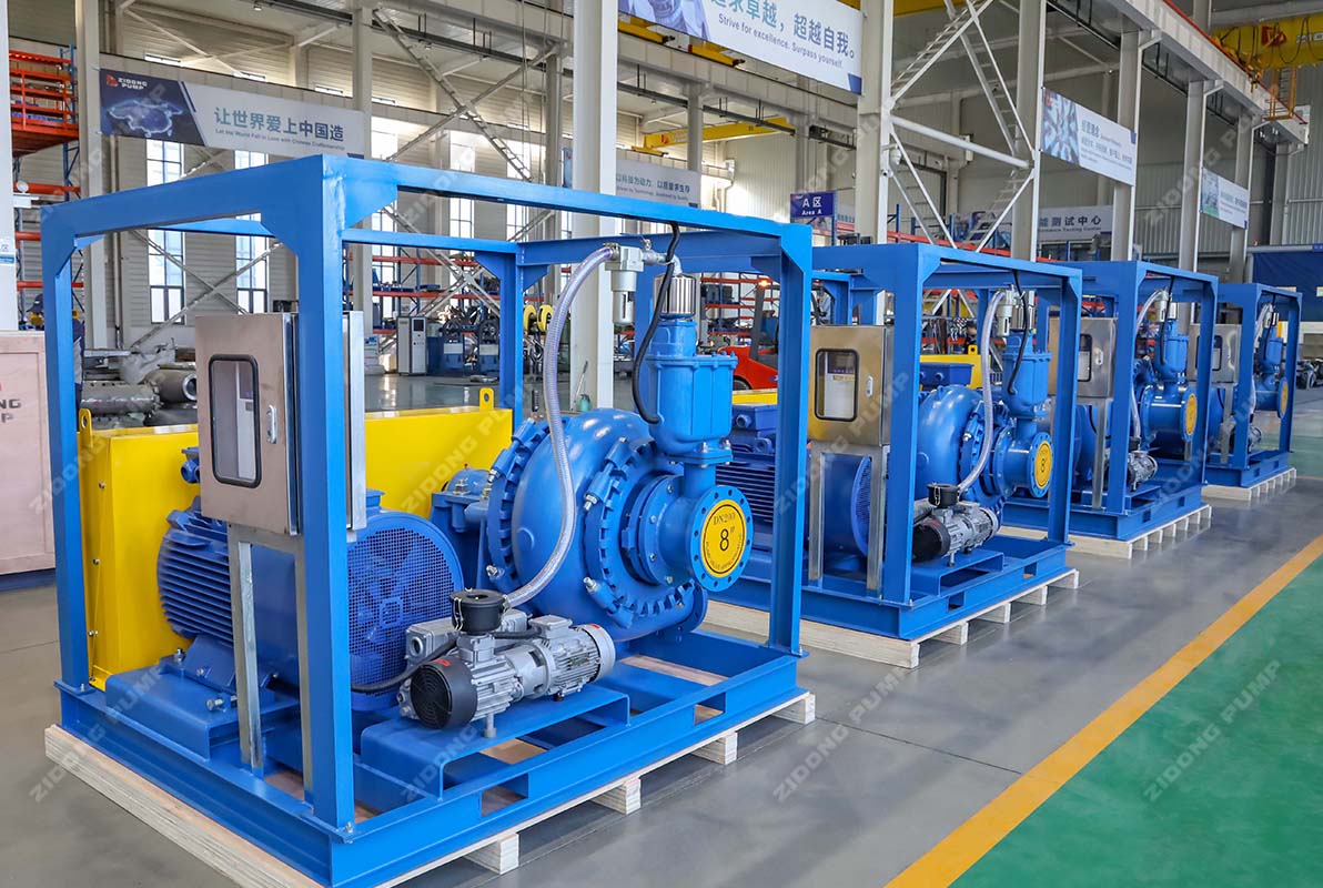 Zidong Pumps Successfully Delivers Complete ZG-8/6E Slurry Pump Unit