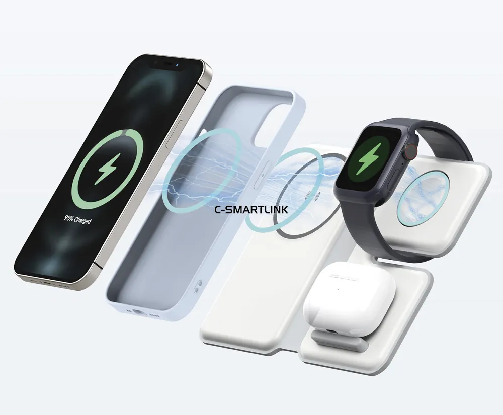WA0105 3-in-1 Wireless Charger