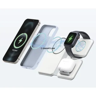 WA0105 3-in-1 Wireless Charger