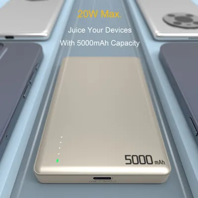 PB0605 QI2 5000mAh Ultra-Slim Wireless Power Bank