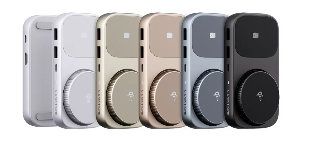 PU0901 3-in-1 iPhone Stand & Hub & Qi2 Wireless Charging