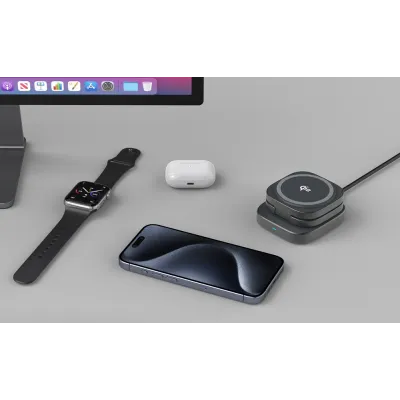 WA0112 3-in-1 Qi2 Magnetic Wireless Charger