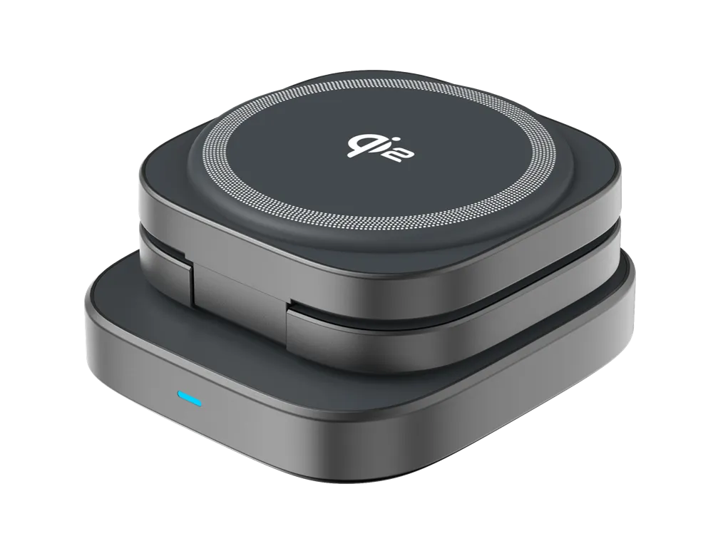 WA0112 3-in-1 Qi2 Magnetic Wireless Charger