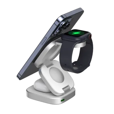 WA0112 3-in-1 Qi2 Magnetic Wireless Charger