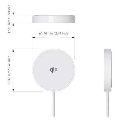 WA0204 Qi2 Wireless Charger with Stand Holder 15W
