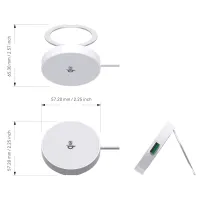 WA0204 Qi2 Wireless Charger with Stand Holder 15W