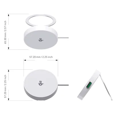 WA0204 Qi2 Wireless Charger with Stand Holder 15W
