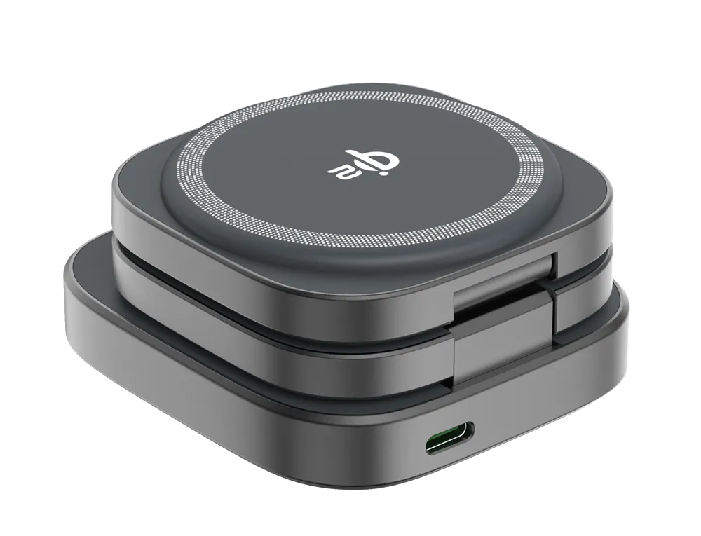 WA0112 3-in-1 Qi2 Magnetic Wireless Charger