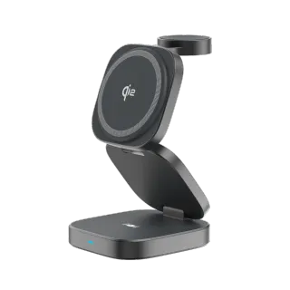 WA0112 3-in-1 Qi2 Magnetic Wireless Charger