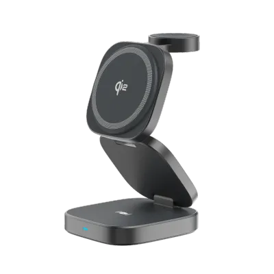 WA0112 3-in-1 Qi2 Magnetic Wireless Charger