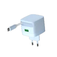 GP0353 30W 1C1A PD Wall Charger with built-in 70cm Retractable Cable