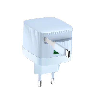 GP0353 30W 1C1A PD Wall Charger with built-in 70cm Retractable Cable