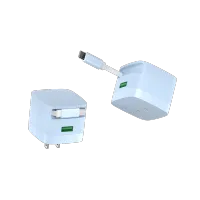 GP0353 30W 1C1A PD Wall Charger with built-in 70cm Retractable Cable