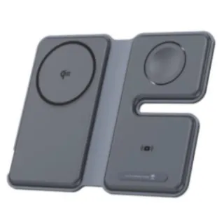 WA0107 Qi2  3-in-1 Foldable Magnetic Wireless Charger